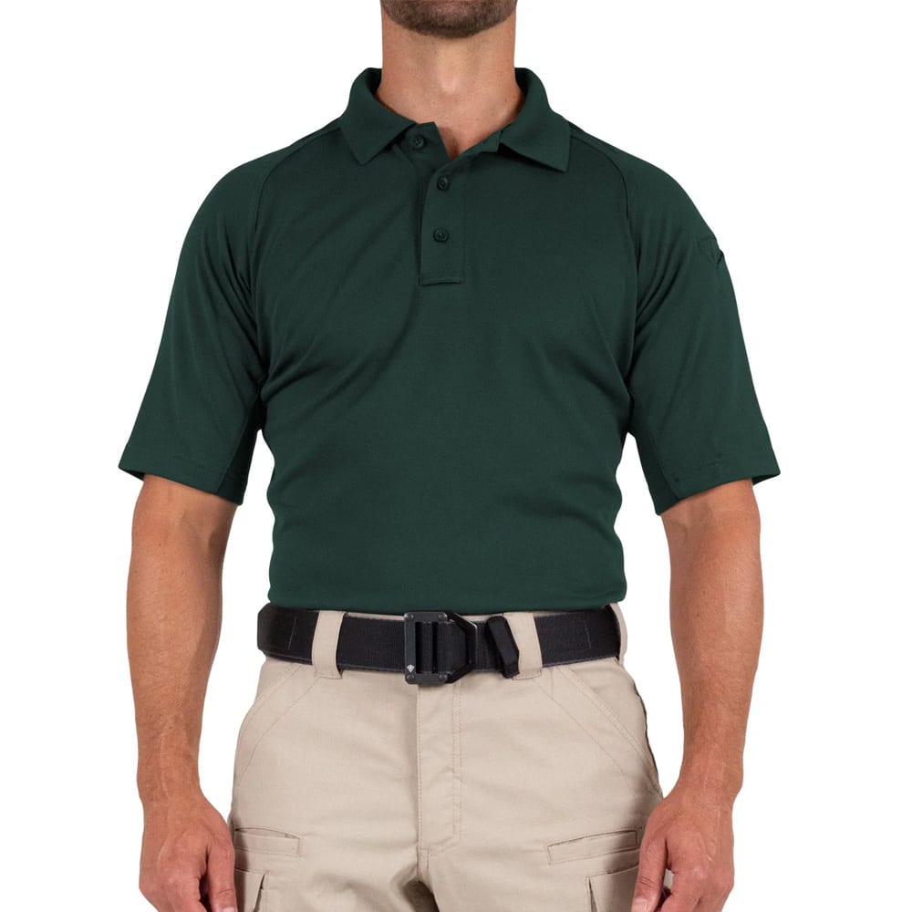 First Tactical Men's Performance Short Sleeve Polo Spruce Green 112509-812 - Main Image