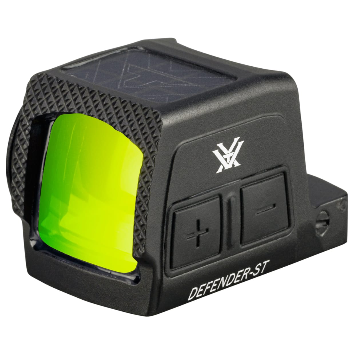 Vortex Optics Defender ST Tan Enclosed Solar Micro Green Dot Sight w/3 MOA Dot & 32 MOA Circle, Motion Activated, DeltaPoint Pro Mount DFST-MGD3-E - Main Image