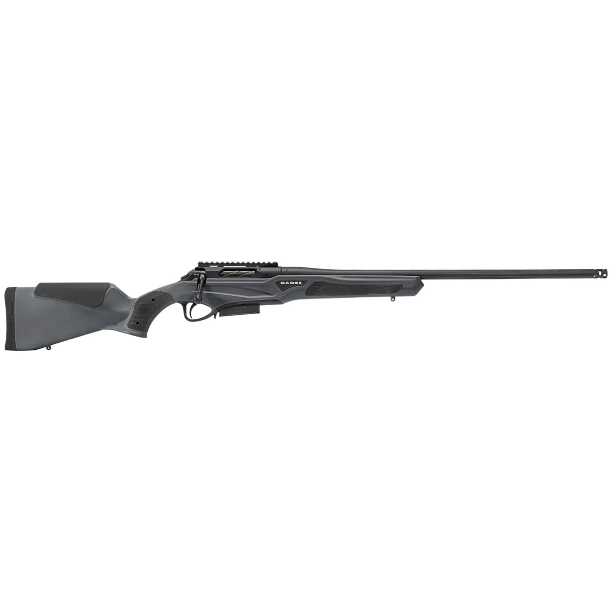 Cadex Defense CDX-R7 SPTR SA .308 Win 20" 1:10" Sporter Bbl Hybrid Grey/Black Rifle w/Hunting-Style MB CDXR7-SPTR-308-20-DI00-D4E1N-HGB