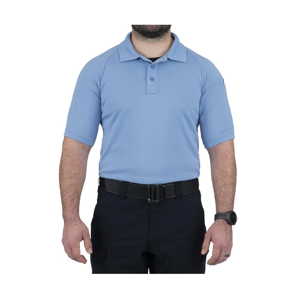 First Tactical Men's Performance Short Sleeve Polo Medium Blue 112509-781 - Main Image