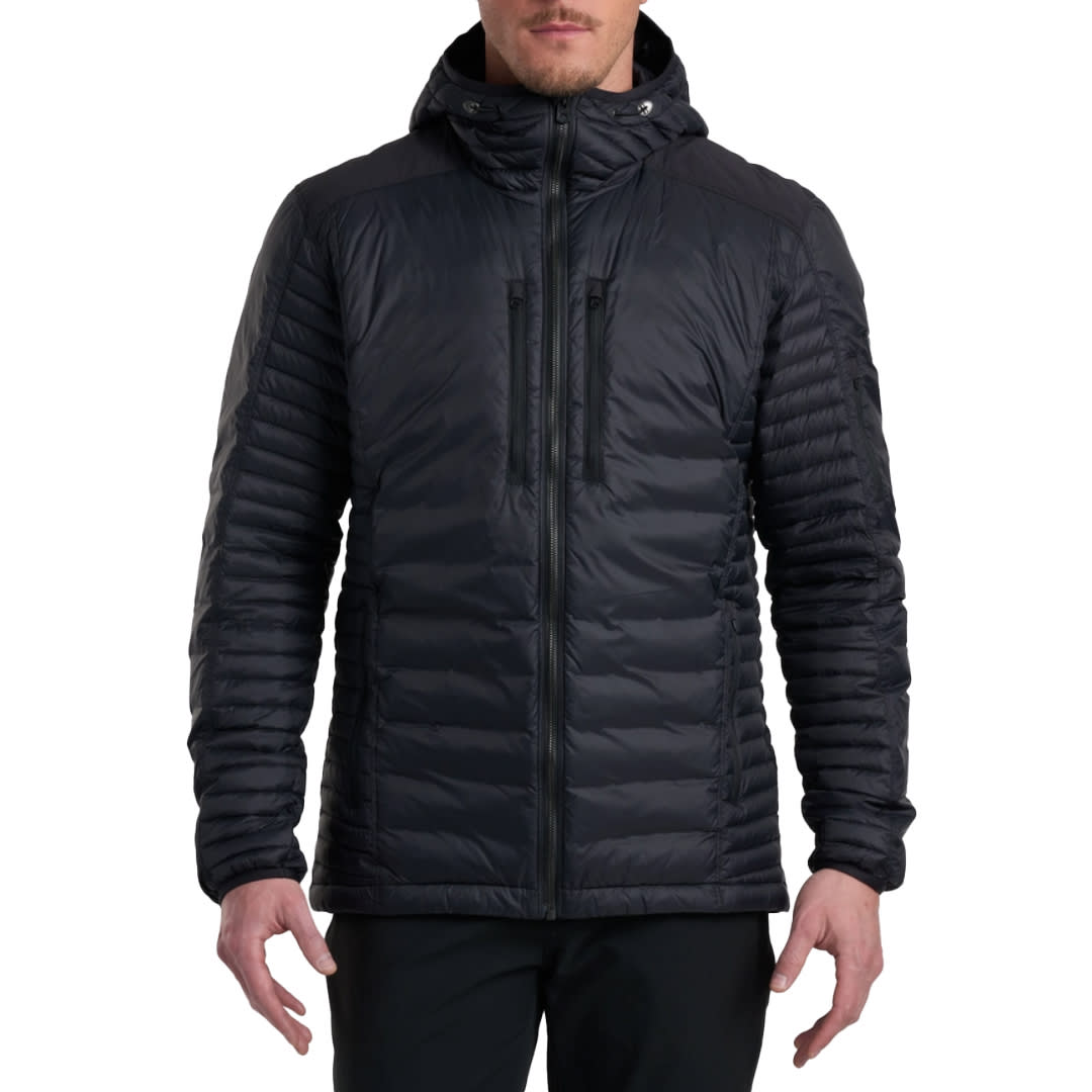 Kuhl M's Spyfire Hoody Jacket Blackout Men's Size S 1121-BLKO-M-S