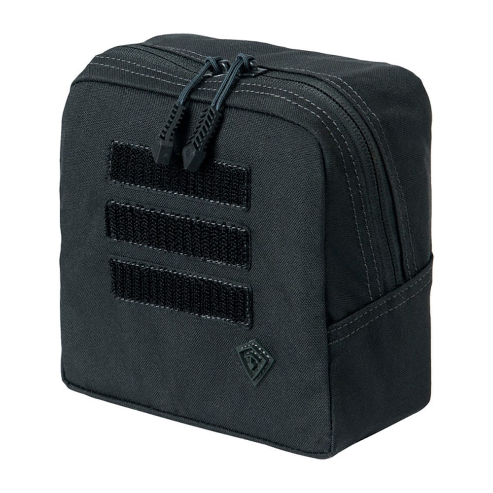 First Tactical Tactix 6x6" 500D Nylon Black Utility Pouch w/ Reversible Foam Sleeve 180015-019-1SZ - Main Image