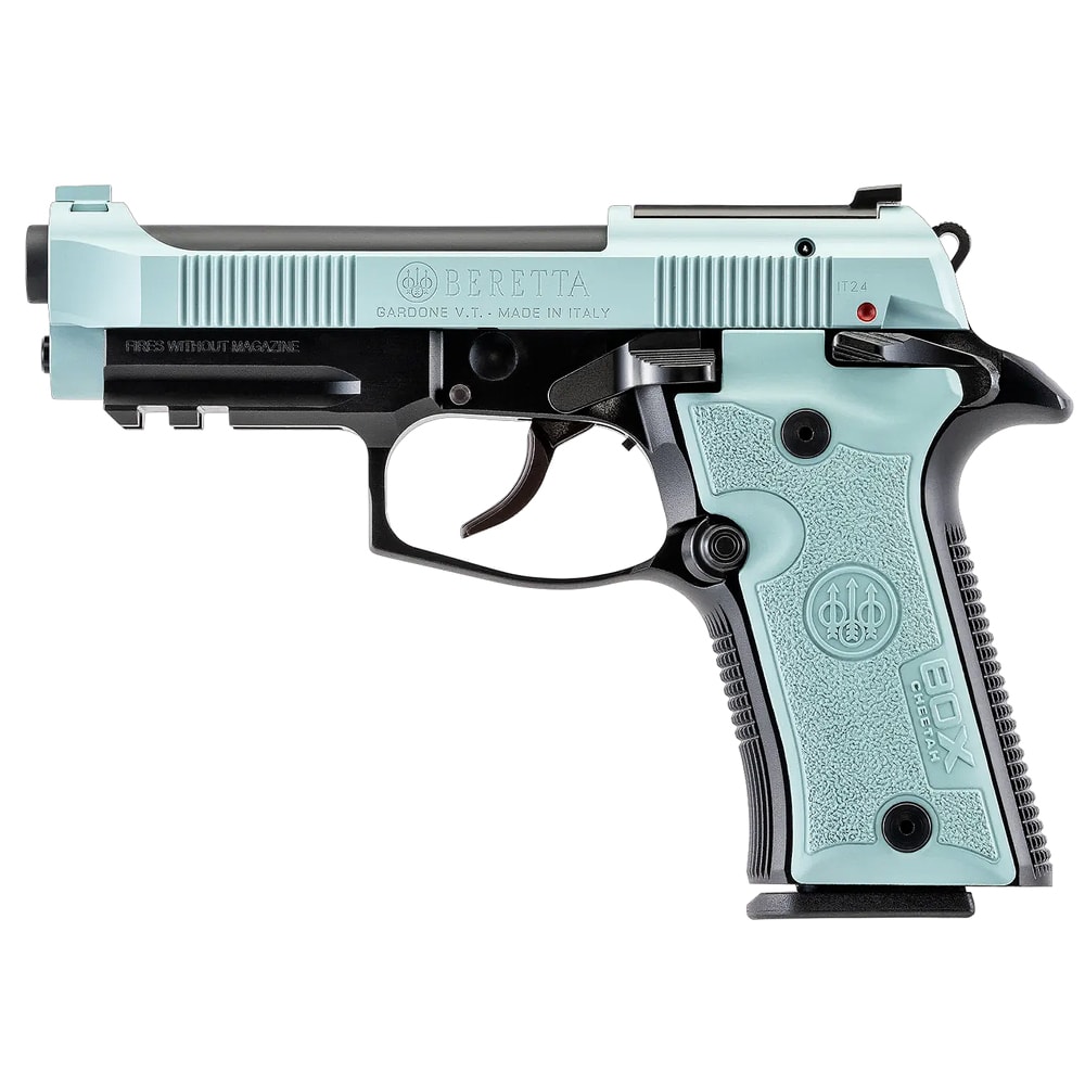 Beretta 80X Cheetah Blue Edition .380 ACP 3.9" Bbl SA/DA Pistol w/2 10 Mags SPEC0715A