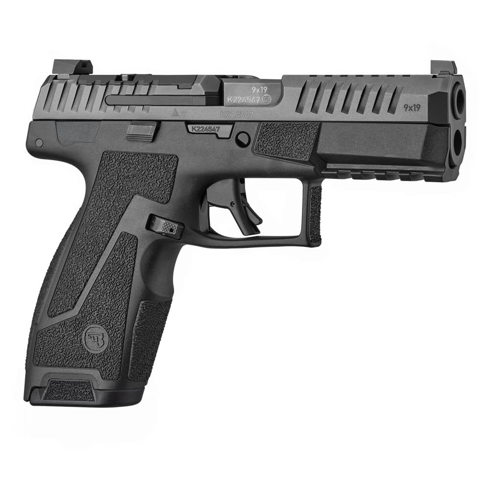 CZ Duty 4.0C 9mm 4" Bbl OR H3 Night Sights Ambi Slide Stop/Mag Catch Poly Frame & Grip Black Pistol w/(2) 10rd Mags 05098 - Main Image
