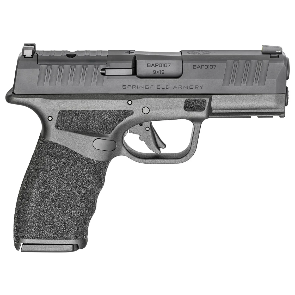 Springfield Armory Hellcat Pro 9mm 3.8" Bbl Black Optic Ready Handgun w/ Tritium Sights. 2x10rd Mags HCP9379BOSPLC - Main Image