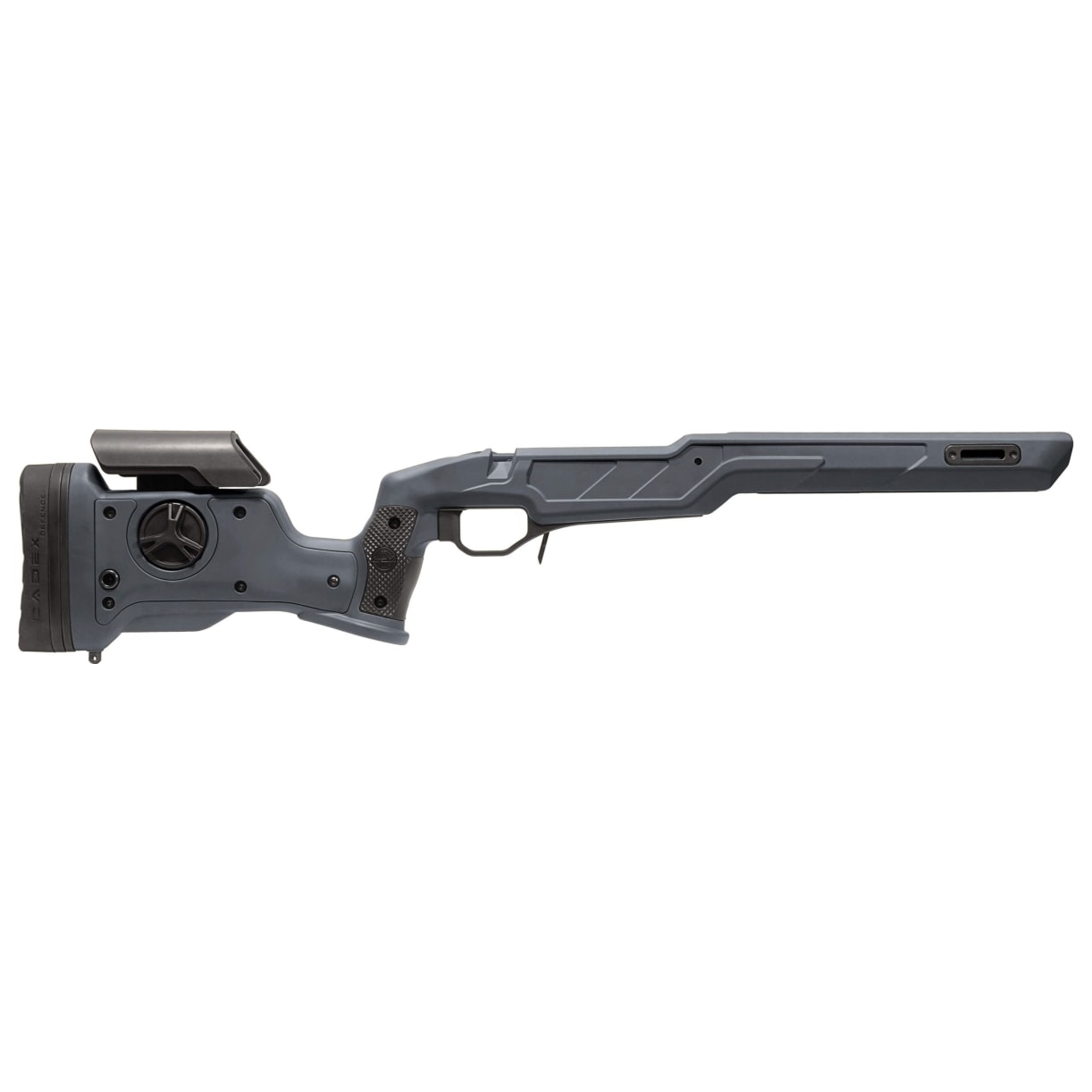 Cadex Defense Strike Nuke Evo for Tikka T3/T3X CTR SA RH Field Comp Skele Fixed for Tikka T3/T3X Tikka CTR Mag GRY Chassis STKNUK-CTR-RH-SA-INAA-GRY - Main Image