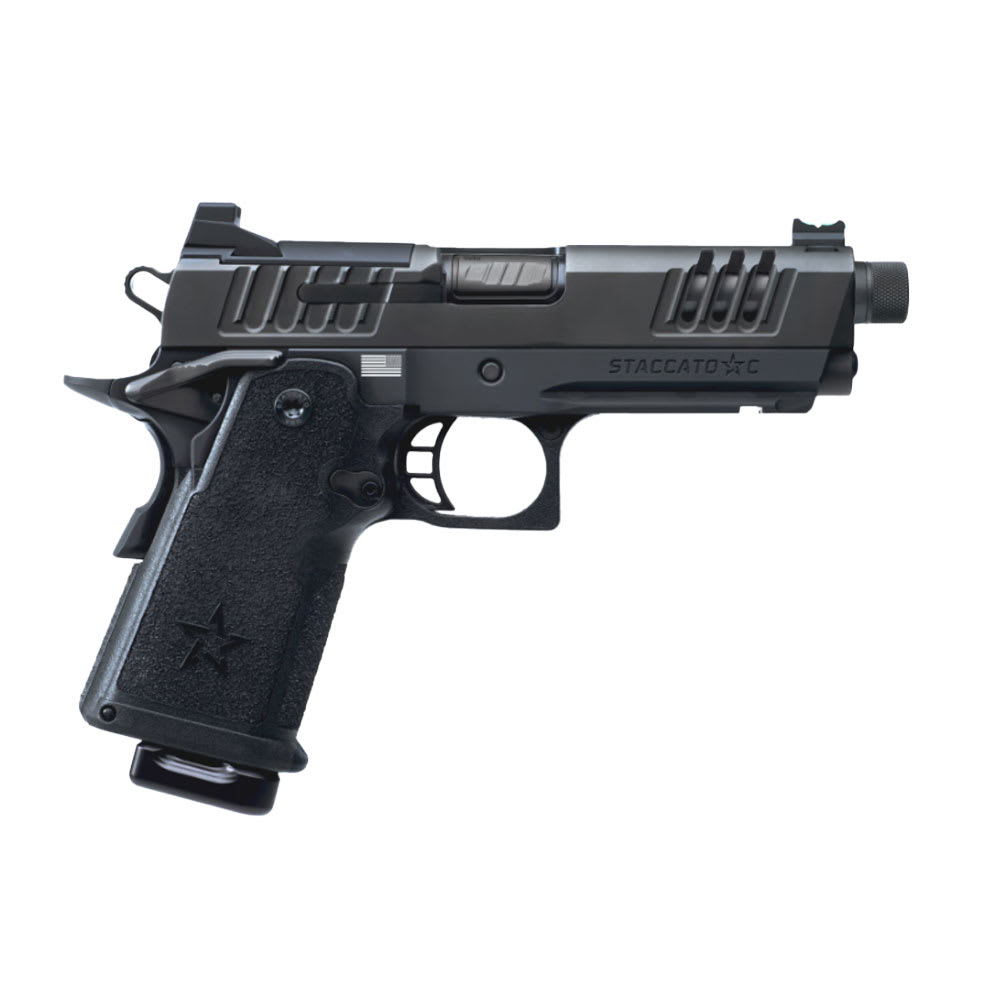 Staccato C Carry + Duty V3 C Optic Ready DLC Threaded Barrel (Curv Trig) DLC/DLC TB Frm/Fnsh 15-1501-000302