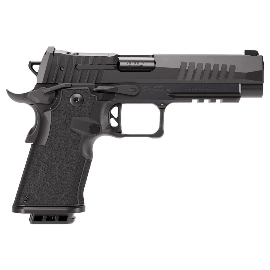 Sig Sauer P211 Full Size 9mm 5" Bull Bbl Black Handgun w/ SIG-LOC Slide, Ambi Controls, 3x10rd Magazines 211F-9-BXR3-10 - Main Image