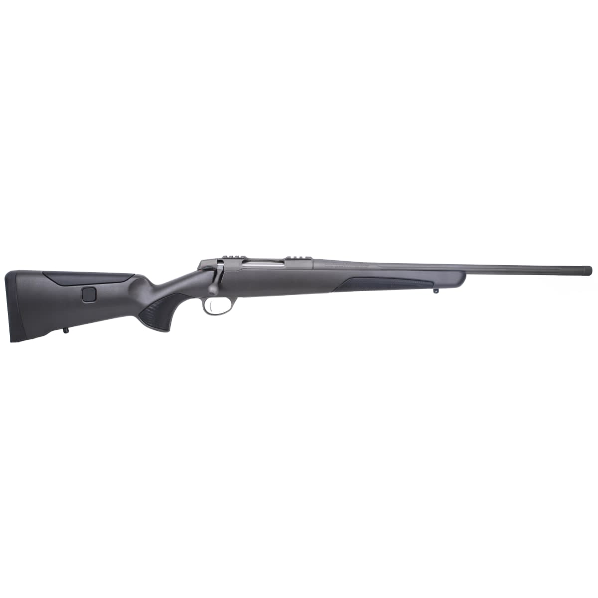Sako 90 Adventure Cerakote Tungsten 7MM RM No Sights 24.5 Fluted BBL 1:9 TPI RH Std Trig 4RD Glass Fiber / Black J05358