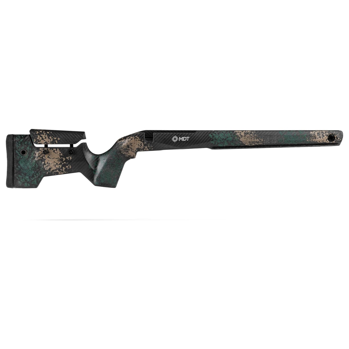 MDT CRBN Remington 700 Long Action RH Fixed ARCA Highland Green & Flat Dark Earth Rifle Stock 109804-HGF