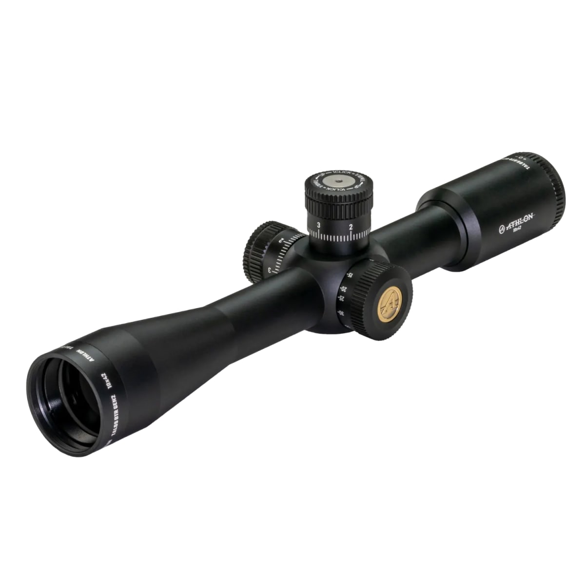 Athlon Talos BTR 10x42mm GEN2 Direct Dial Side Focus 30mm Tube SFP APRS2A-MIL Riflescope 215033P