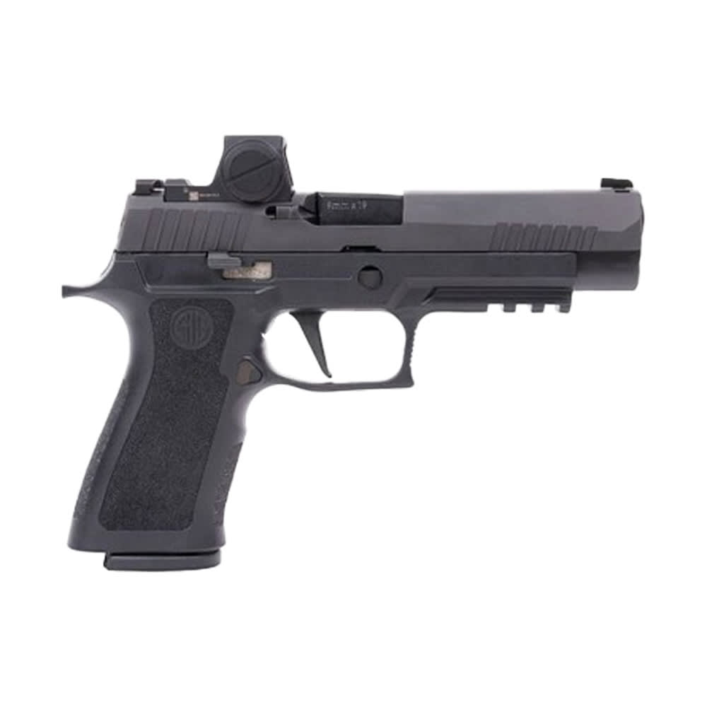 Sig Sauer P320 Full Size P320 9mm 4.7" Bbl X-Series Blk Striker XRAY3 Mod Poly X Grip Romeo-RS Pro Pistol w/(2)17rd Steel Mags 320XF-9-BXR3P-RS