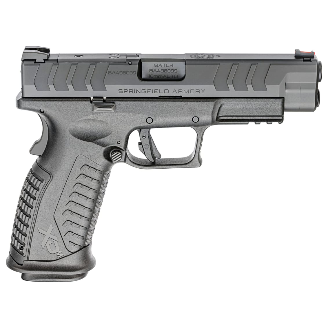 Springfield Armory XD(M) Elite 10mm 4.5" Bbl Black Optic Ready Handgun w/ Fiber Optic Sights, TacRack RS, 2x15rd Mags XDME94510BHCOSP-15 - Main Image