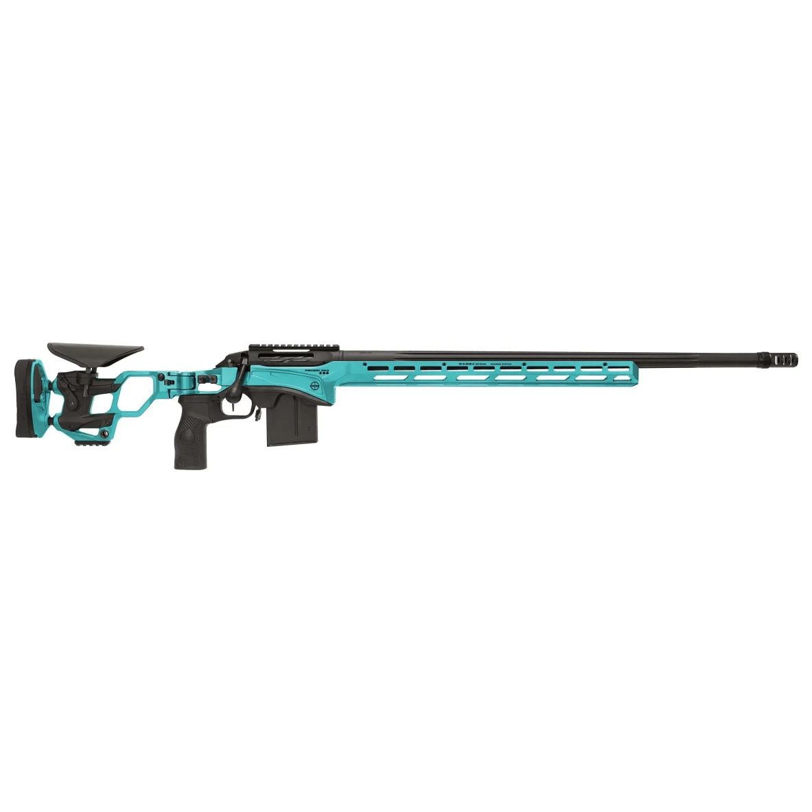 Cadex Defense CDX-SS SEVEN S.T.A.R.S. PRO 6.5 Creedmoor 26" 1:8" Bbl Hybrid Blue/Black Rifle w/Hunting-Style MB CDXSS-PRO-6.5-26-CS20-D2B1N-HEB