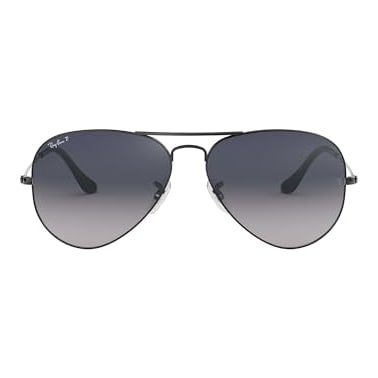 Ray-Ban Aviator Large Metal Gunmetal Blue Gradient Grey Polar 0RB3025-0047858