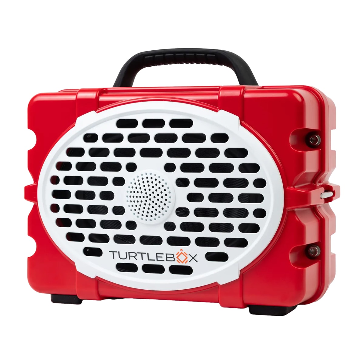 Turtlebox GameDay Series 2.0 Original Outdoor Bluetooth Speaker w/ Party Mode, Waterproof, 25hr Battery, Red/Black TB-ORIG-G3-RED-WHT-BLK-2 - Main Image
