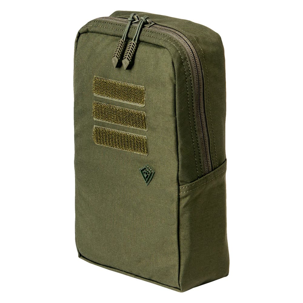 First Tactical Tactix 6x10" 500D Nylon OD Green Utility Pouch w/ Reversible Foam Sleeve 180014-830-1SZ - Main Image