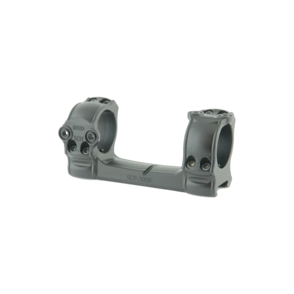Spuhr Interface Mount 30mm 1" Height 0-MIL/MOA Picatinny Scope Mount w/ 10-Degree Wedge SCP-3000D - Main Image