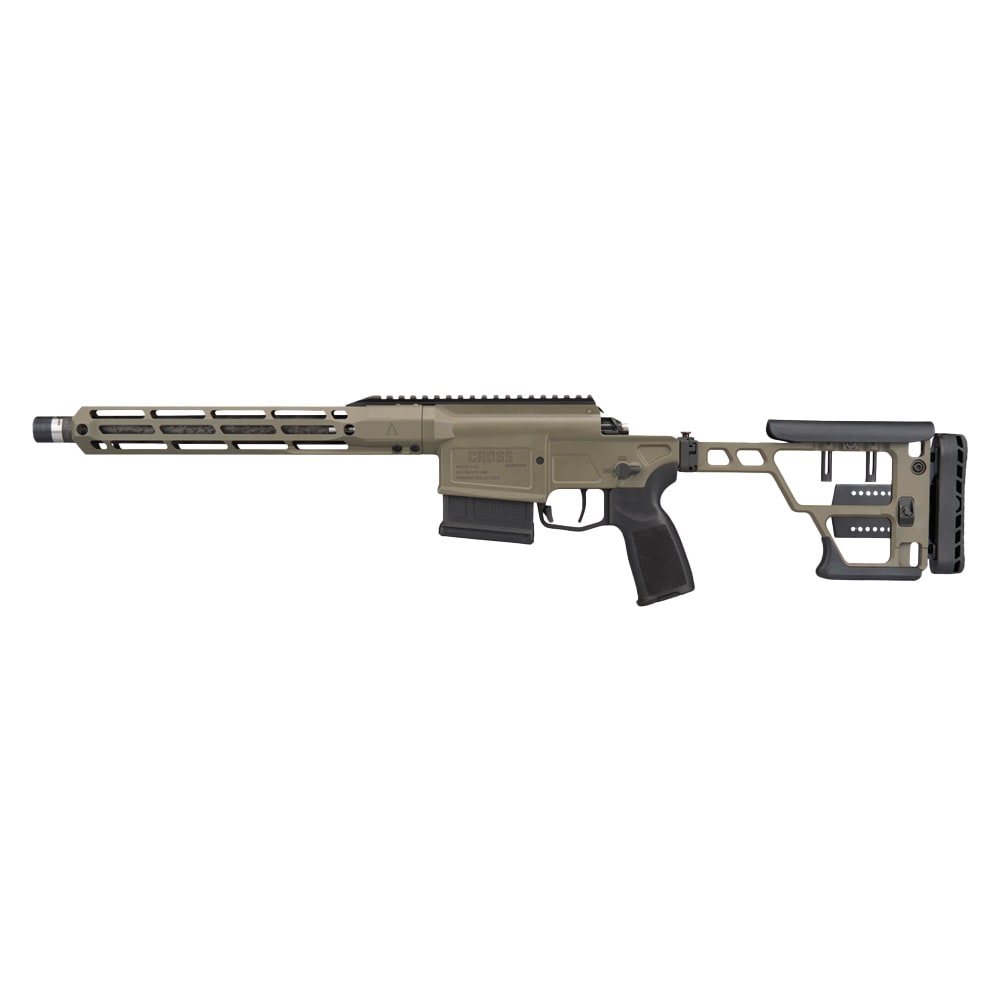 Sig Sauer Cross Sawtooth .308 Win 12.5" Proof Carbon Bbl AL M-LOK/ARCA HG 2ST Fold PRS Moss Green SBR (NFA) w/(1) 5rd Mag CROSS-308-12B-SAW-SBR - Main Image