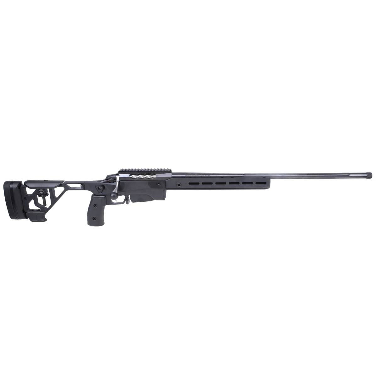 Tikka T3X Ace Game Blued Steel 308 WIN NS 24.3 Fluted BBL 1:1/10 5/8x24 TPI RH 5RD Alum ADJ CHK / Anodized J03284
