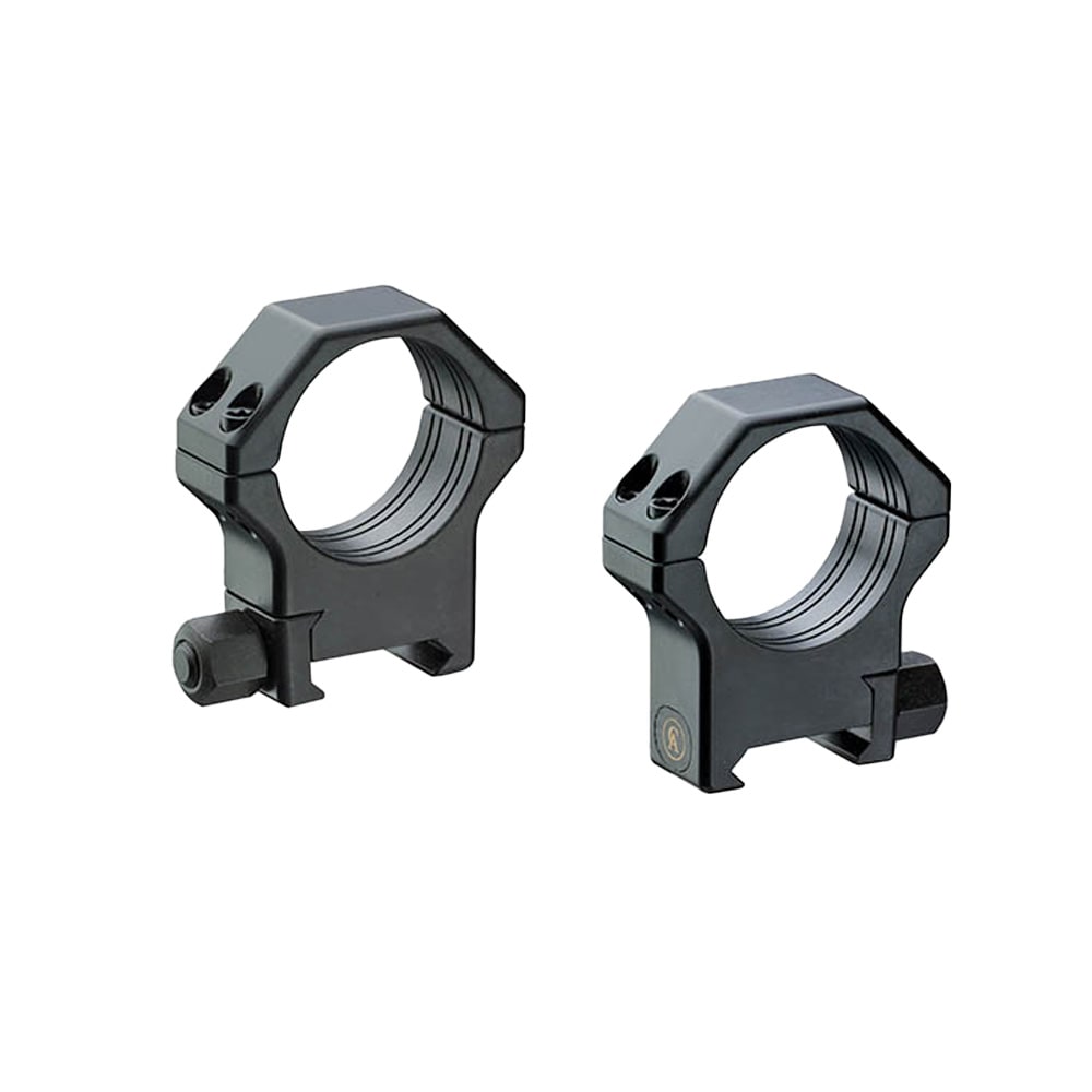 Sightron Contessa SPP05/B 40mm Diameter 14.5mm Height Steel Scope Rings for Picatinny Rails 72005 - Main Image