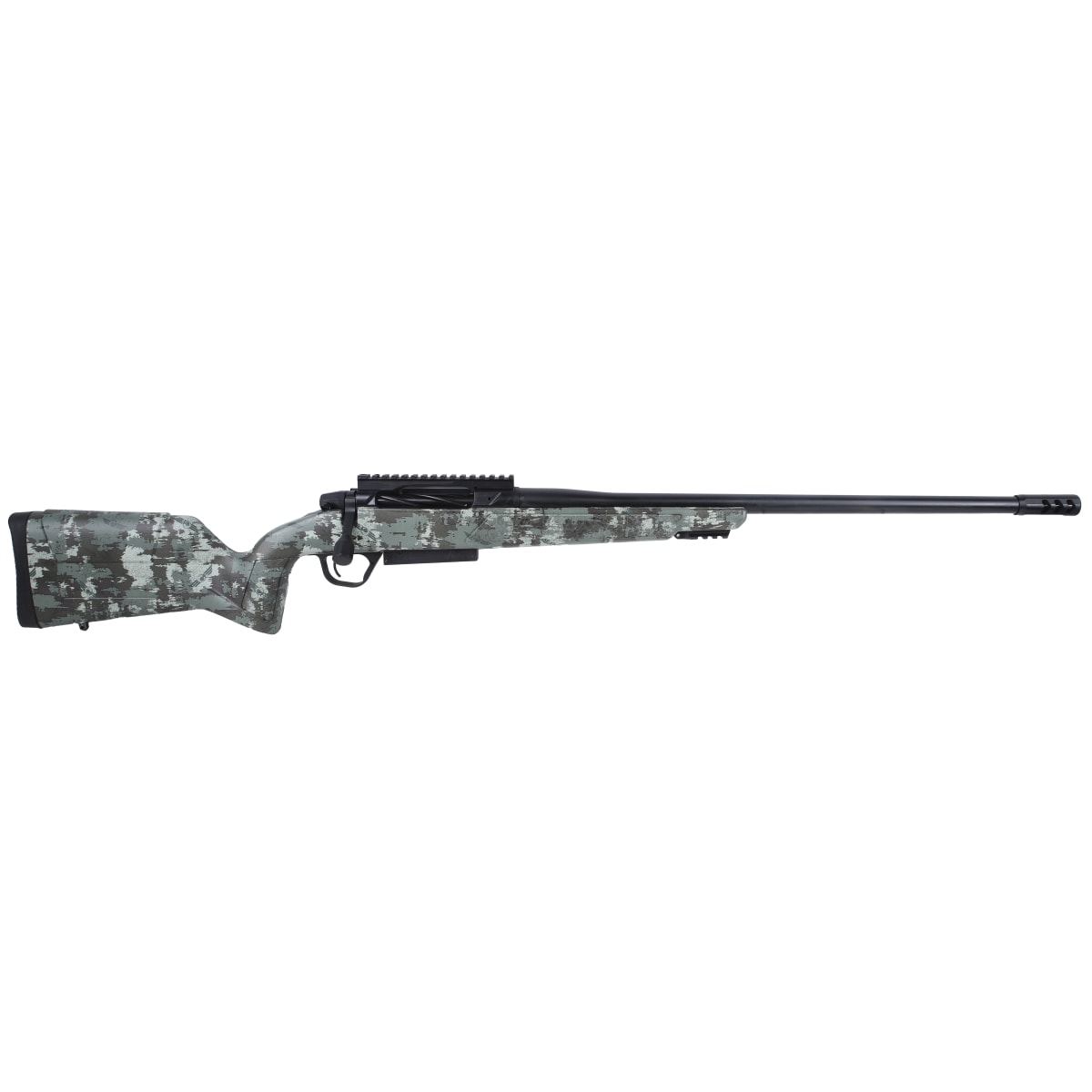 Christensen Arms Evoke Hunter 30-06 Springfield 22" 1:10 Black Cerakote Bbl Brush Camo Hybrid Hunter Stock Bolt Action Rifle 801-15041-00