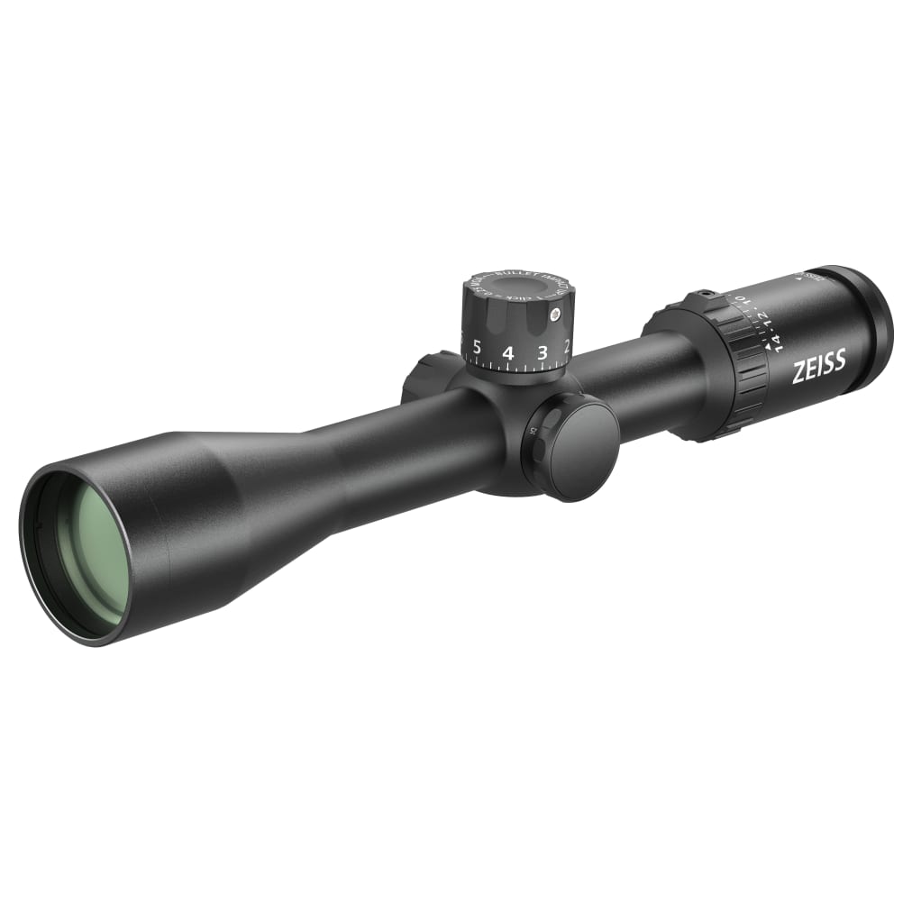 Zeiss V3 4.5-14x44mm 30mm .25 MOA XRR Reticle (#84) Adj Parallax 25yds Ext Elev Capped Wind Riflescope w/Ballistic Stop 522732-9884-070