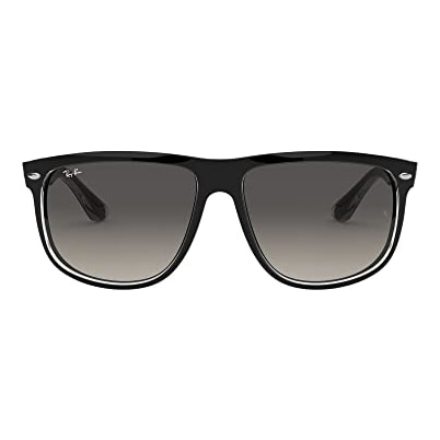 Ray-Ban Boyfriend Black on Transparent Light Grey Gradient Dark Grey 0RB4147-60397160