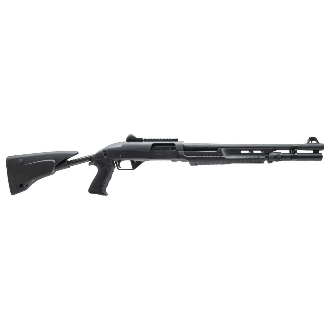 Benelli Super Nova 3 Tactical Pump 922r 12ga 18.5" Bbl 7+1 Cap Ghost Ring Sights 5-Position Stock Pistol Grip Black Shotgun 21552 - Main Image