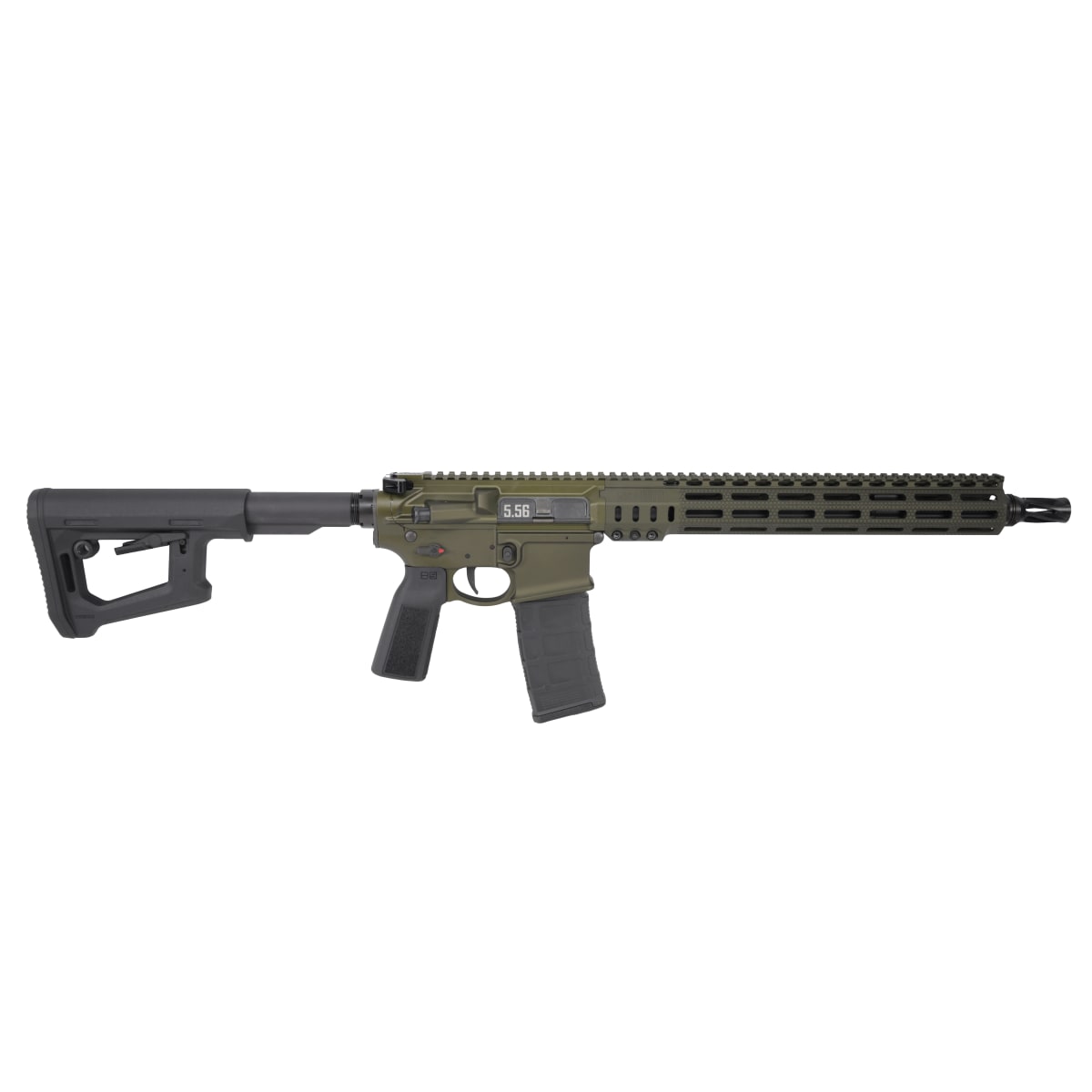 Sons of Liberty Gun Works MK1 Recce Rifle 14 .5"Bbl 5.56 P3 416 Stainless Steel Med.Contour Cable Management Rail MK1-RECCE-556-145SS-RIFLE-A-ODG - Main Image