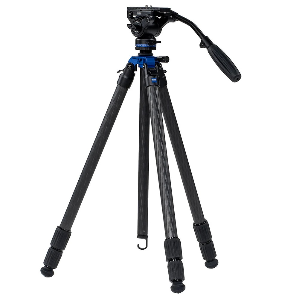 Zeiss Lightweight Kit w/3/8" Thrd-On Head, Ext Hndl, Ext T-Lock Sys, & 3-Sec Legs (28/25/22mm Dia) w/Neoprene Pads Tripod Kit 000000-2708-793