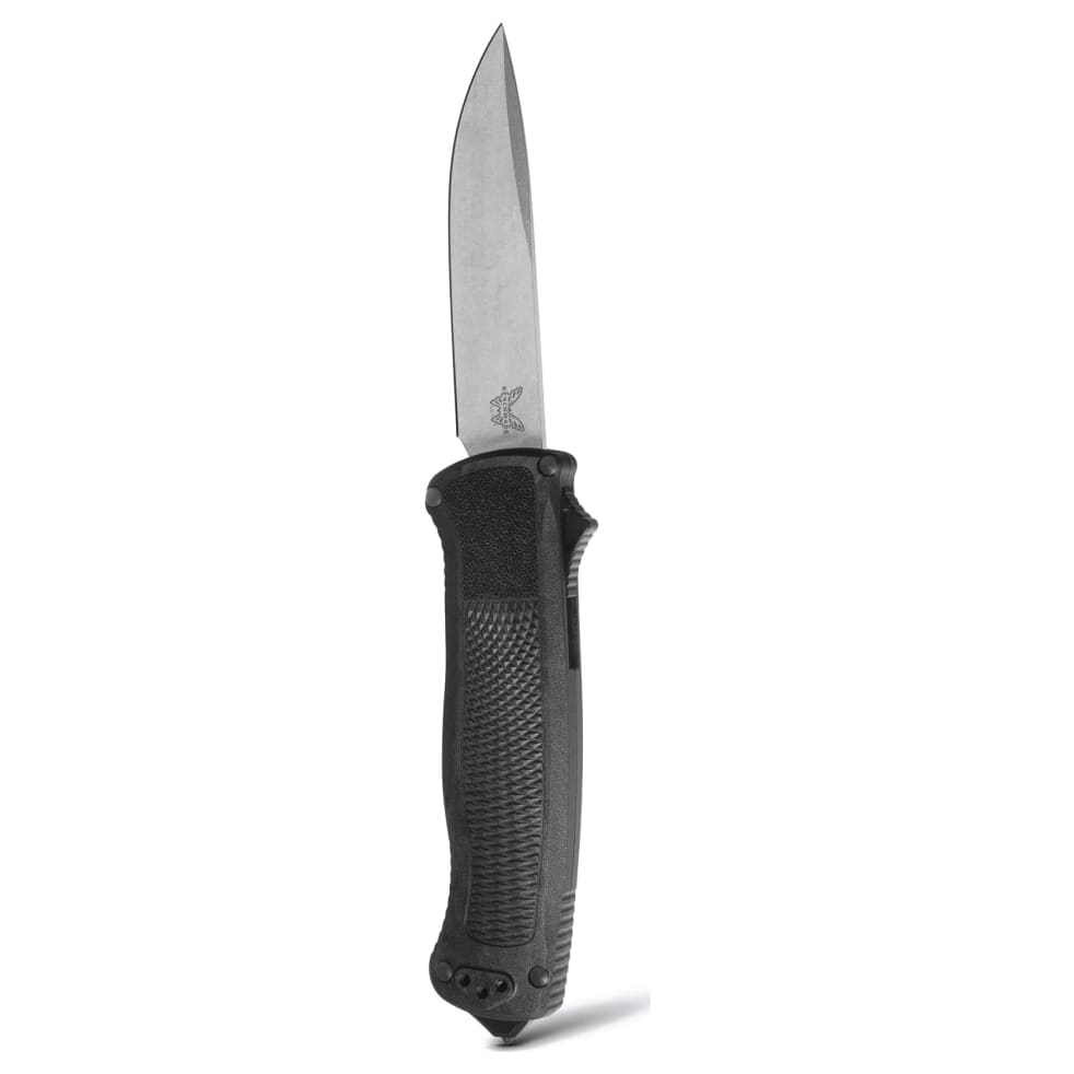 Benchmade Shootout Out-the-Front Auto Black Grivory Drop-Point Knife 5371-04 - Main Image