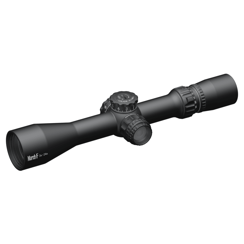 March F Tactical 3-24x42mm FFP FML-MB Reticle 0.1MIL 6Level Illum Riflescope D24V42FIML-FML-MB