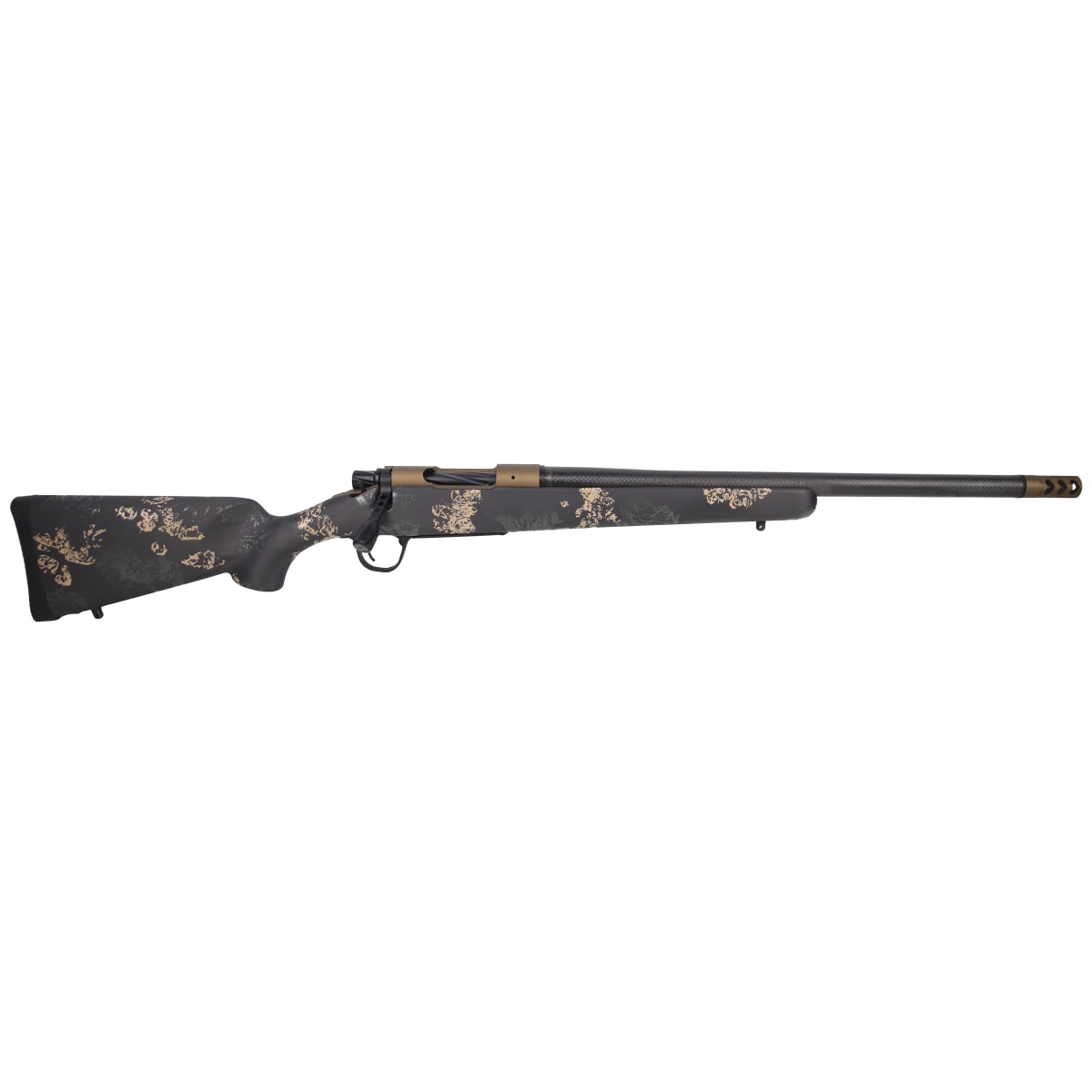 Christensen Arms Ridgeline .22 Creedmoor 20" 1:7 Carbon Fiber Bbl Carbon with Green & Tan Sporter FFT Stock Bolt Action Rifle 801-060080-00