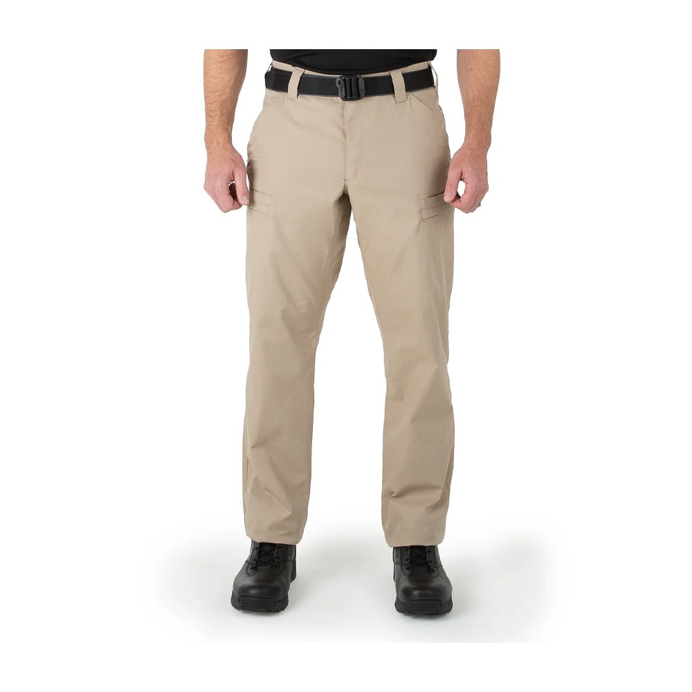 First Tactical Men's A2 Pants 2-Way Stretch Water Resistant Double-Dyed Khaki 114038-055 - Main Image