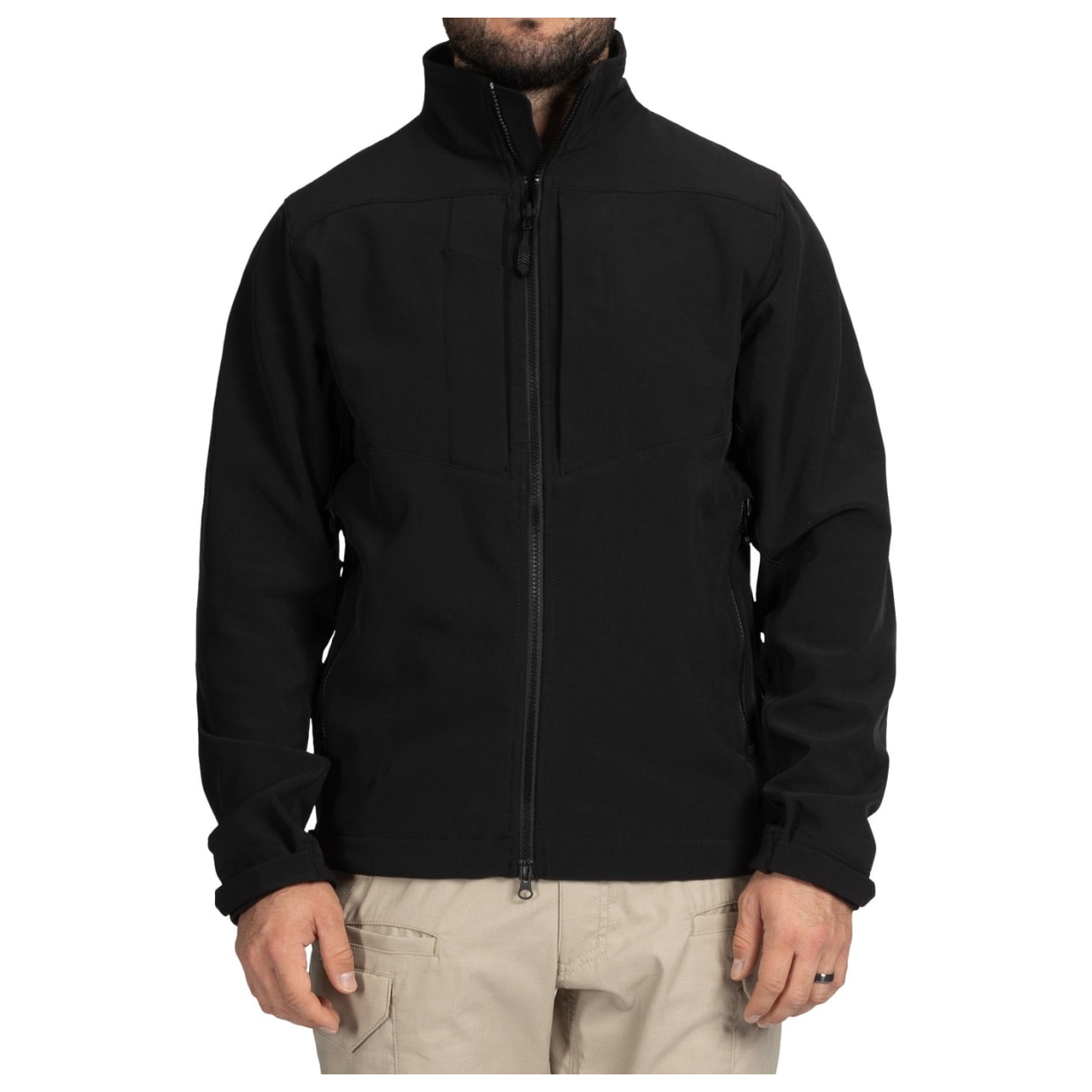 First Tactical Men's Softshell Parka Black 118501-019 - Main Image