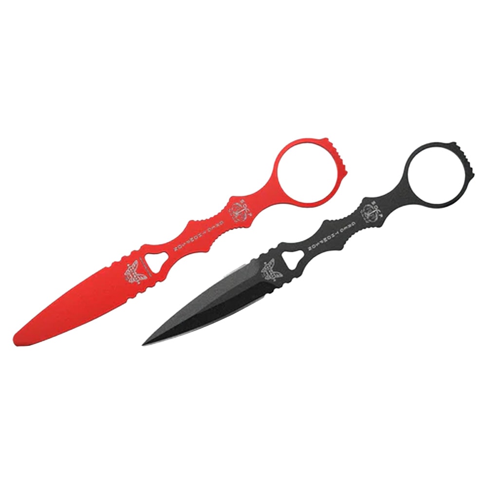 Benchmade SOCP Fixed Blade Double-Edge Dagger Trainer Combo Black Knife 176BK-COMBO