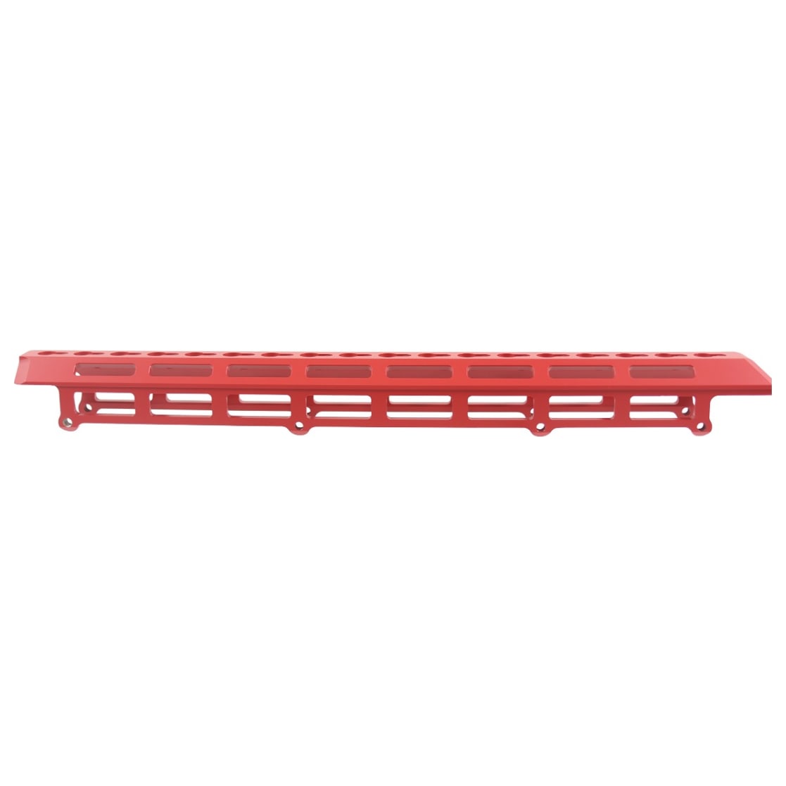 Accuracy International Long Forend (Fits Entire Forend of AT-X Short Action Long Chassis 15.3" Long) M-LOK Fire Red Bridge Module 30571-RD - Main Image