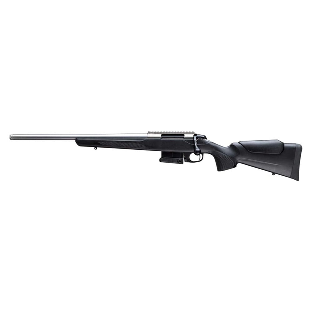 Tikka T3X Ctr Stainless Steel 6.5 Creedmoor NS 24 BBL 1:1/8 5/8x24 TPI LH 10RD Synth FIX CHK / Black J04027