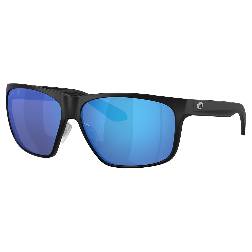 Costa Trades Men's Size 60 Injected Frame Matte Black w/Blue Mirror 580G Lenses 06S9128-91280260