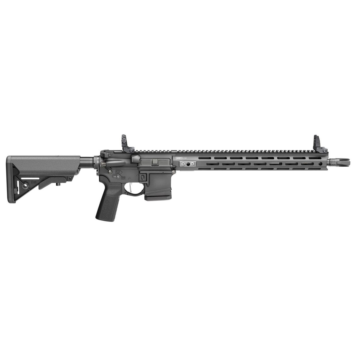 Springfield Armory Saint Victor 5.56 NATO 16" Bbl Black Rifle w/ B5 Stock, Flip-Up Sights, 1x10rd Mags STV916556BLC-V2-B5 - Main Image