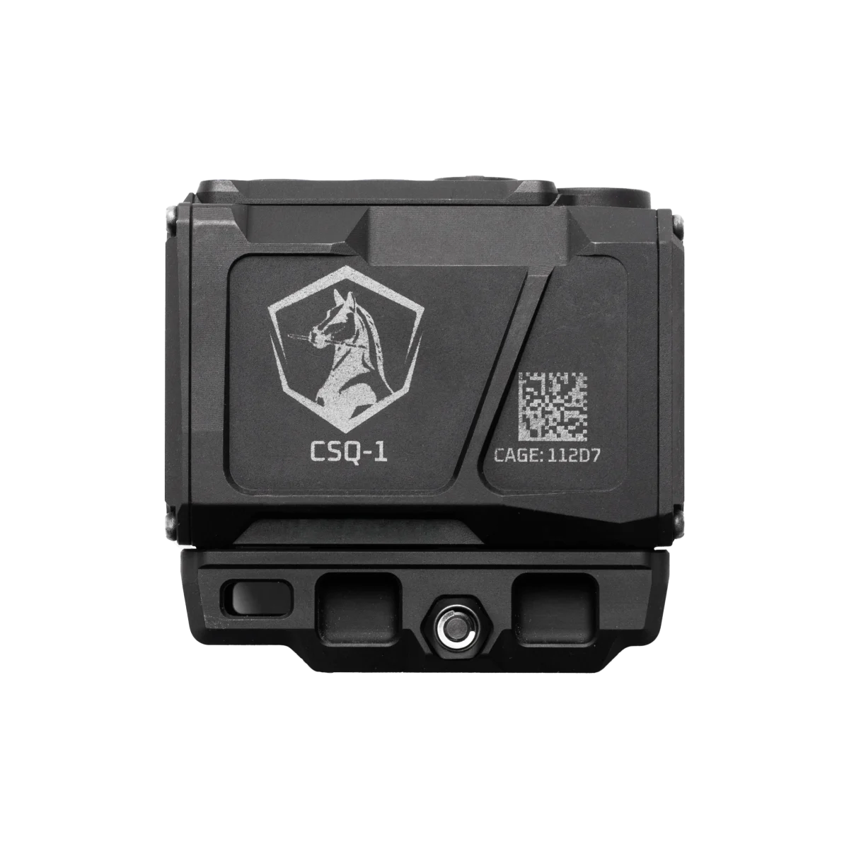 Colt Optics CSQ-1 0.43 MRAD (1.5 MOA) Dot and 19.8 MRAD (68 MOA) Circle 1913 Rifle Rail Mount Black Square Red Dot Sight R105-101 - Main Image