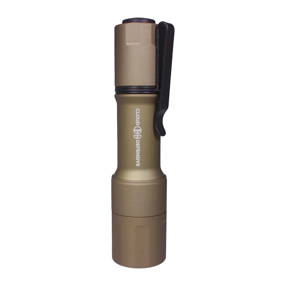 Cloud Defensive MCH High Candela 5 Mode Programmable Output Pocket Clip Flat Dark Earth Light CD2007-3-HC-DF-P-650-FDE