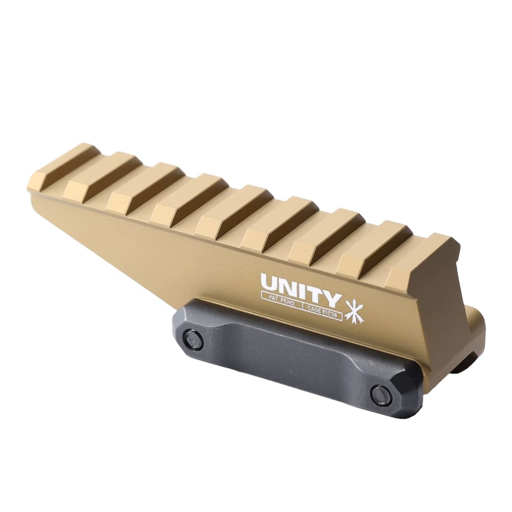 Unity Tactical FAST Picatinny Absolute Riser for Absolute Co-witness Optics, FDE FST-RAF - Main Image