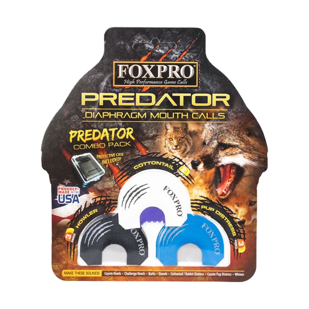 FOXPRO Coyote Triple Predator Hand Calls COYTRIP