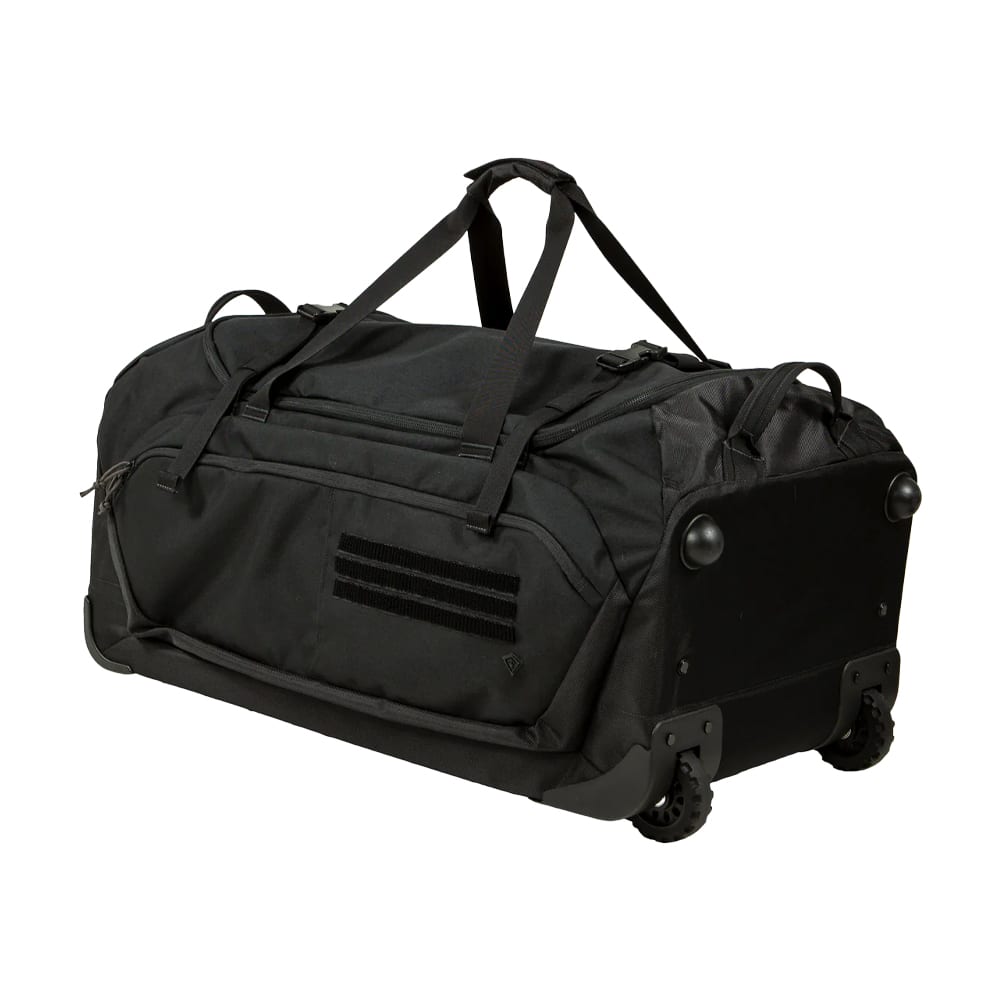 First Tactical Specialist Rolling Duffle Bag Black 132L w/ Water-Repllent Finish , Internal Frame-Lock System, YKK Zippers 180022-019-1SZ - Main Image