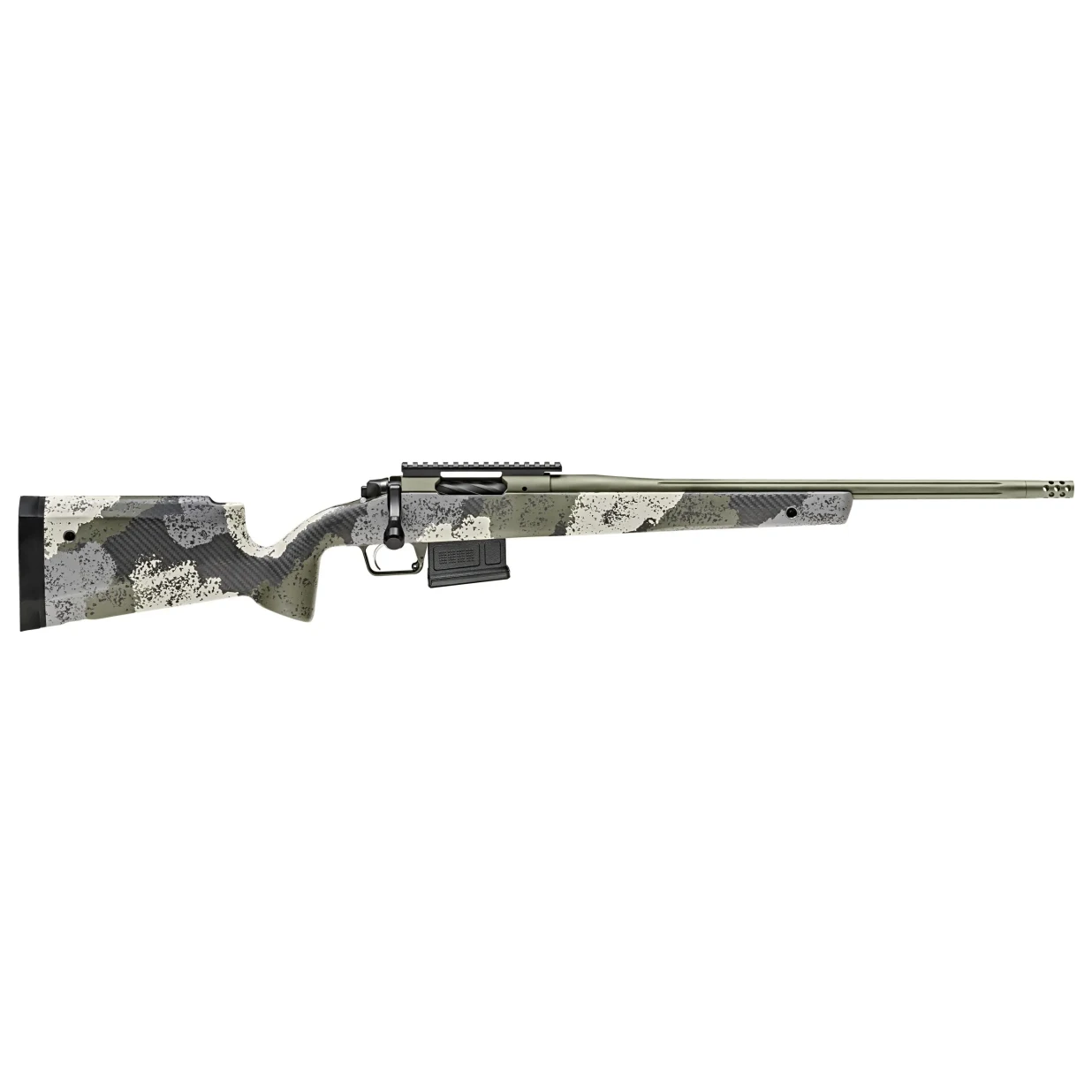 Springfield Armory Model 2020 Waypoint .308 Win 20" Bbl Evergreen Rifle w/ Carbon Fiber Stock, Pc Rail, 1x5rd AICS Mag BAW920308G - Main Image