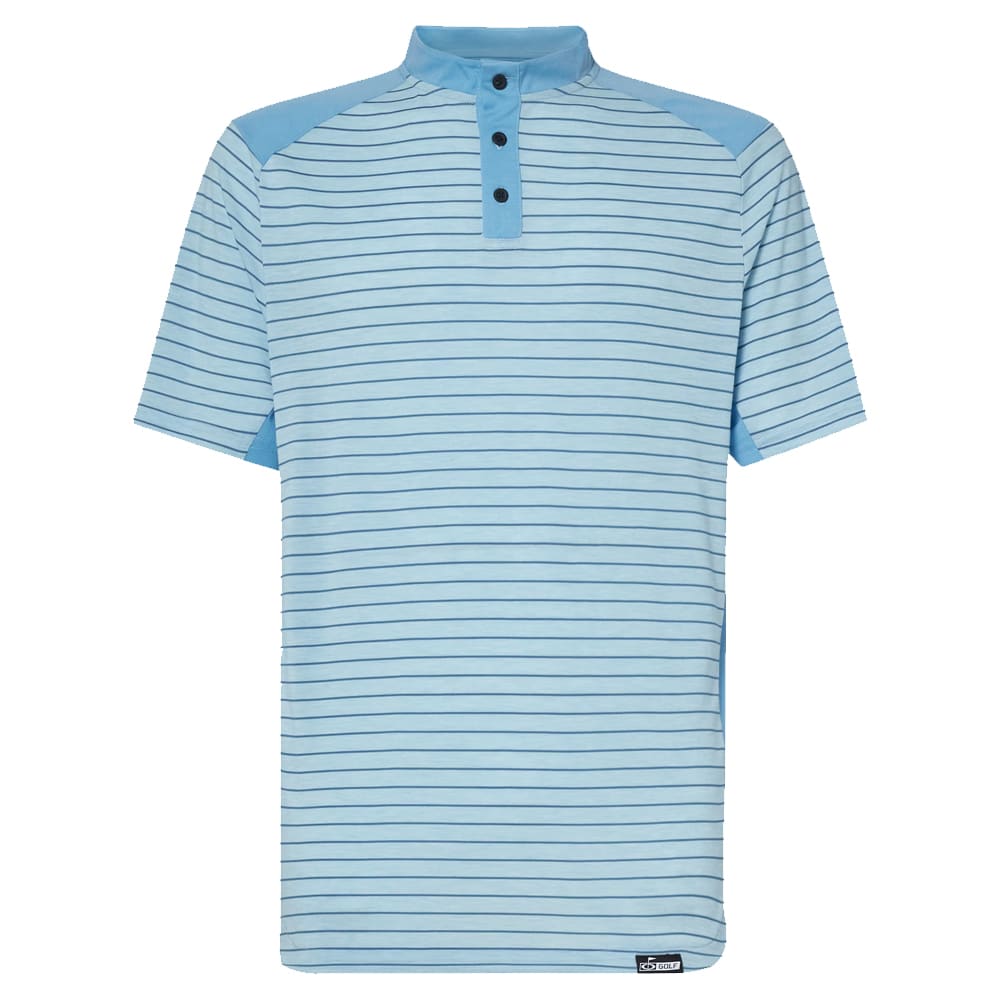 Oakley Fringe Stripe Stonewash Blue Shirt Medium FOA404358-6EK-M