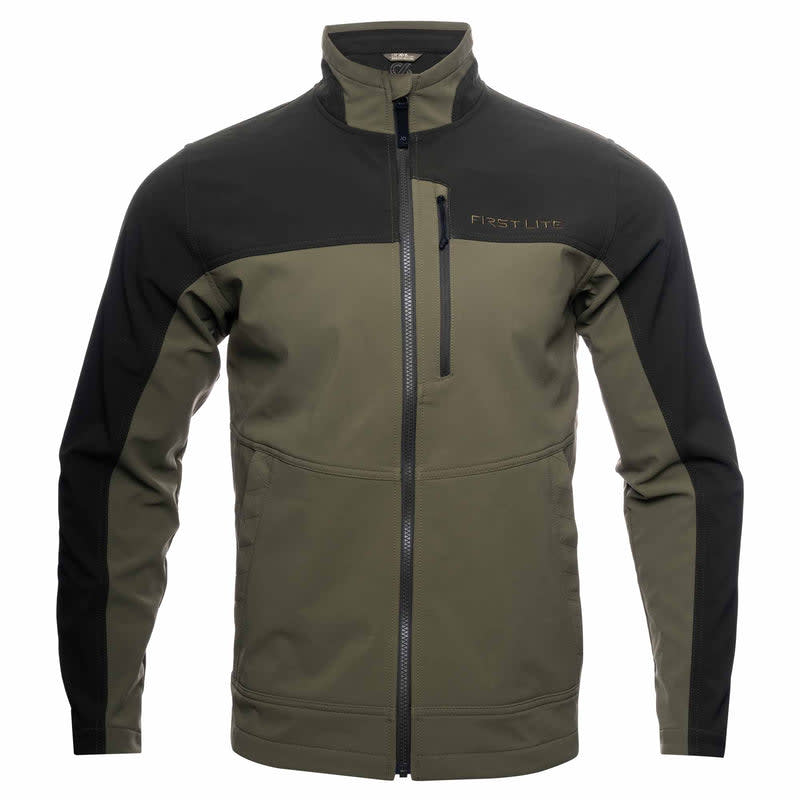 First Lite Men's Scout Soft Shell Jacket Conifer XL MOSSSCNXL