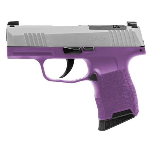 Sig Sauer P365 Purple Rain 9mm 3.1"Bbl Optics Ready Handgun w/ Xray-3 Sights & 2x10rd Steel Magazines 365-9-TXR3-PR - Main Image